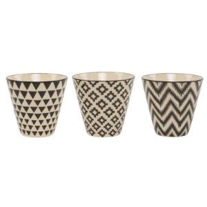 Set de 3 mini cache-pots