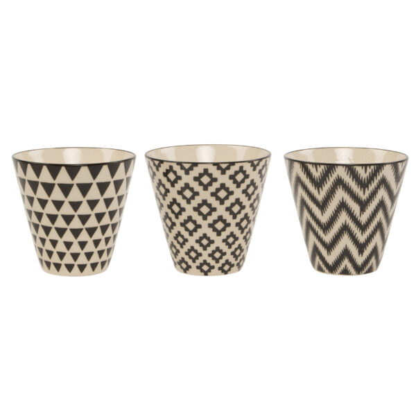 Set de 3 mini cache-pots