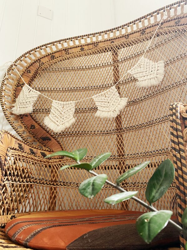 Guirlande Macramé crème