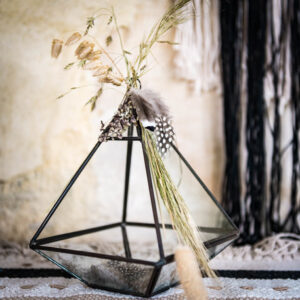 Terrarium Le Louvre noir 15.5cm x 20.5cm