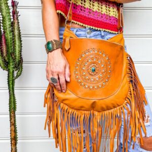 Sac à bandoulière en cuir Sapphire