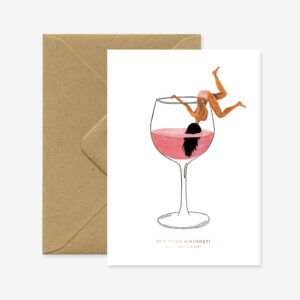 Carte de Voeux Just one drink