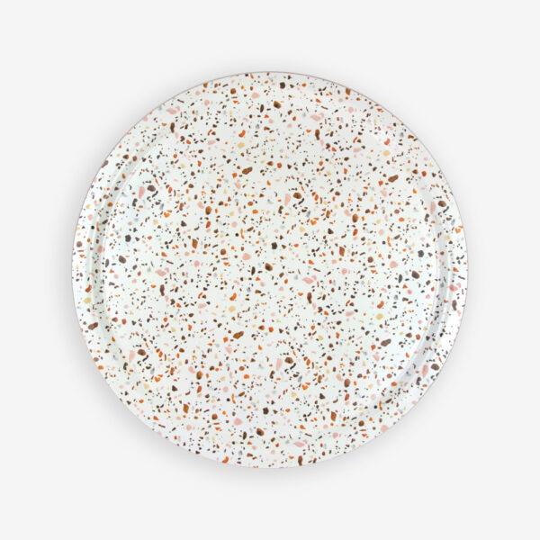 Plateau rond Terrazzo