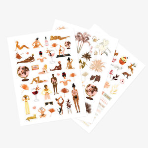 Stickers Monde des femmes – Set de 3 feuilles