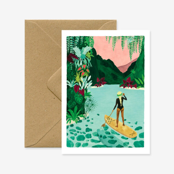 Carte fille Paddle