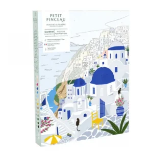 Coffret peinture au numéro - Petit Pinceau - Santorini par Maja Tomljanovic